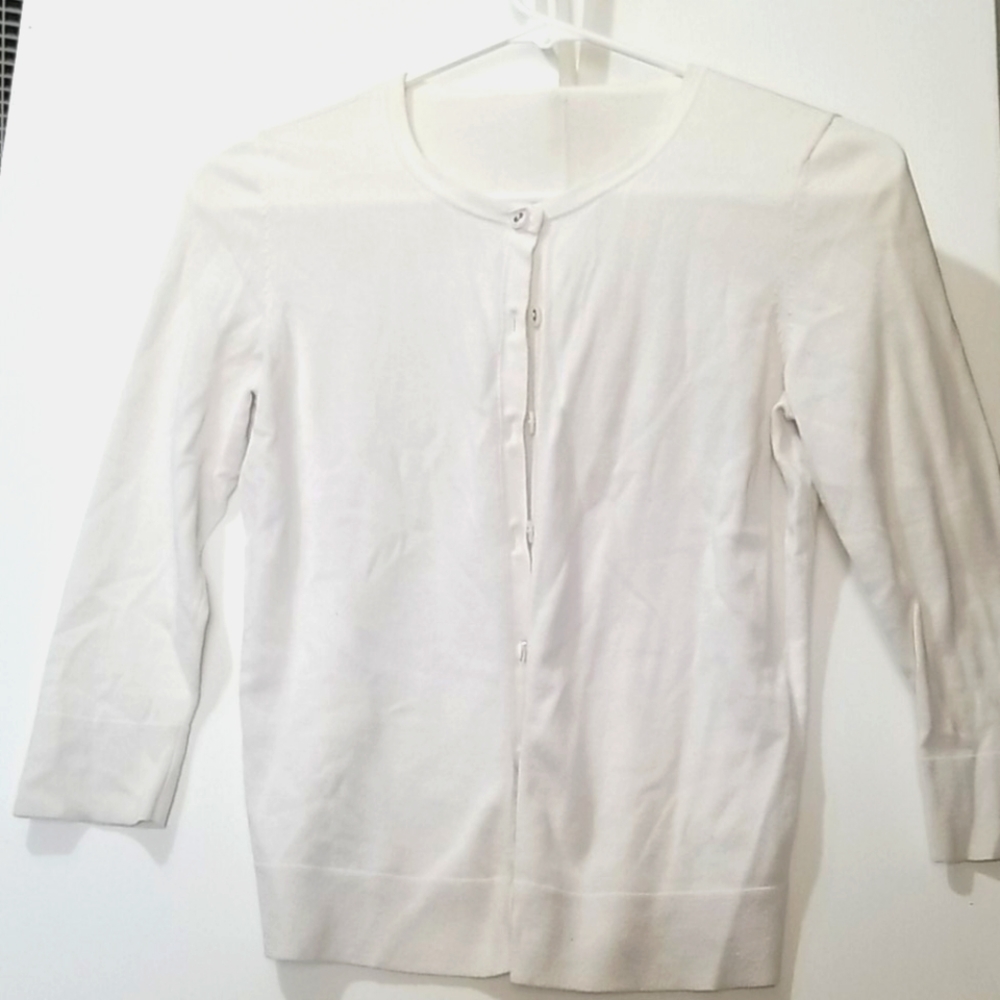 White Cardigan (no brand)